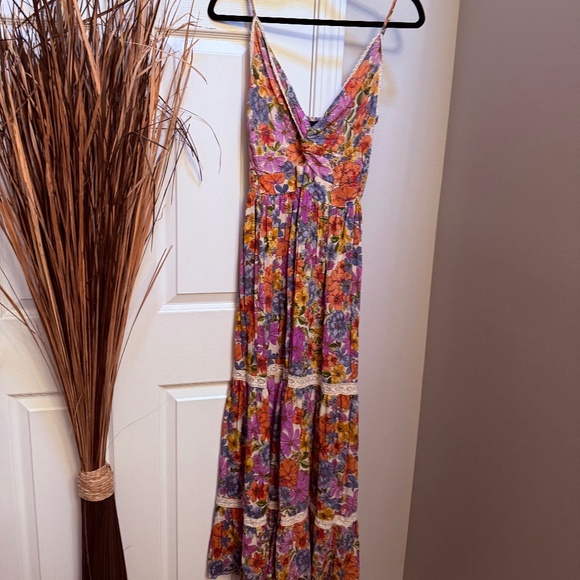 Dry Goods Angie Casual/Cocktail Maxi Dress -VNeck (like new Sz M) - Picture 1 of 5